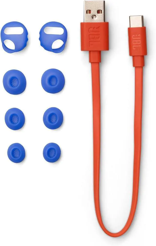 Alt view image 7 of 7 - Endurance Race 2 - Waterproof (IP68) Sports True Wireless Earbuds with 4 mics for Crisp Clear Calls Pure Bass Sound 48Hrs of Playback Plus Speed Charging & Active Noise Cancelling (Blue)