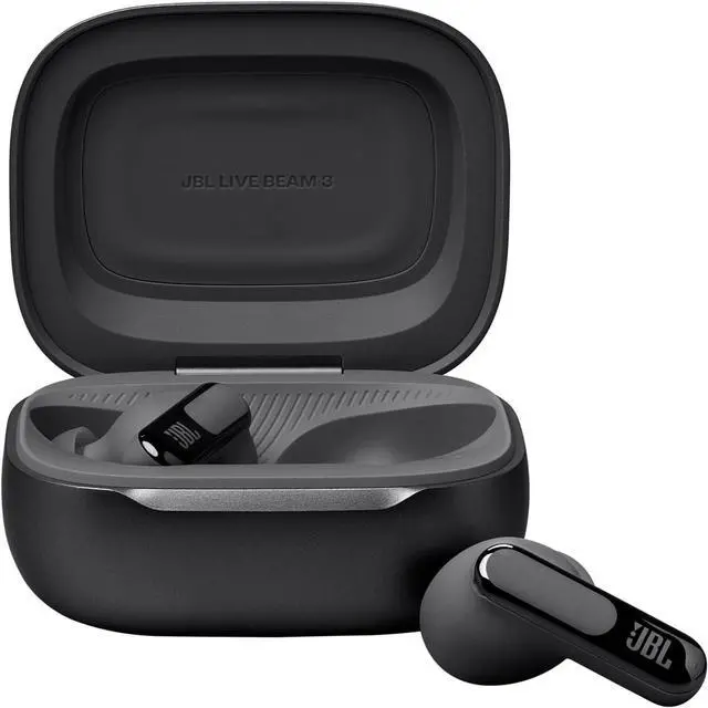 Alt view image 6 of 7 - Live Beam 3 - True Wireless Noise-Cancelling Stick-Closed Earbuds 48Hrs Total Playback Wireless Charging 6 Mics for Perfect Calls Multi-Point Connection IP55 Waterproof and dustproof (Black)