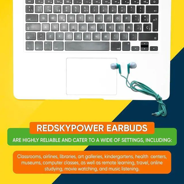 Alt view image 5 of 7 - 10 Pack Bulk Wired Earbuds In Ear Headphones with 3.5mm Jack 4ft Tangle Free Cable Comfortable Fit Affordable and Cost Effective Ideal for School Classroom Testing Students Events Groups Mix