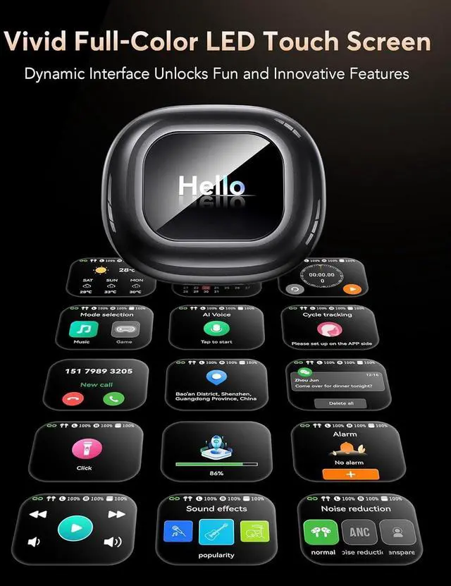 Alt view image 4 of 7 - Ultra Open-Ear-Headphones Wireless Bluetooth - Ergonomic Pro Bone Conduction Earbuds with Soft Airy Silicone Design Over-The-Ear Earbuds for Running Sports Fitness and Workouts Charcoal