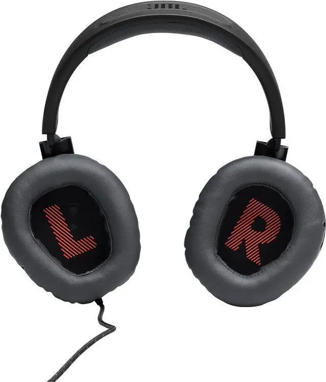 Alt view image 7 of 7 - Quantum 100 - Wired Over-Ear Gaming Headphones - Black Large