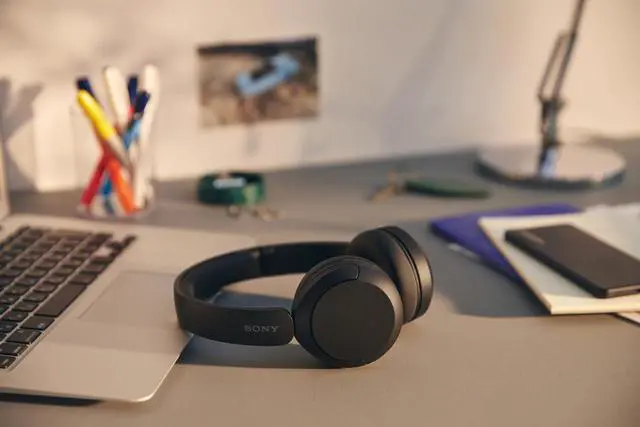 Alt view image 7 of 7 - WH-CH520 Wireless Headphones Bluetooth On-Ear Headset with Microphone Black New