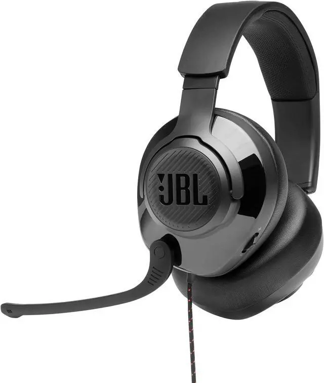 Main image of Quantum 200 - Wired over-ear gaming headset with Voice focus directional flip-up mic and memory foam ear cushions (Black)