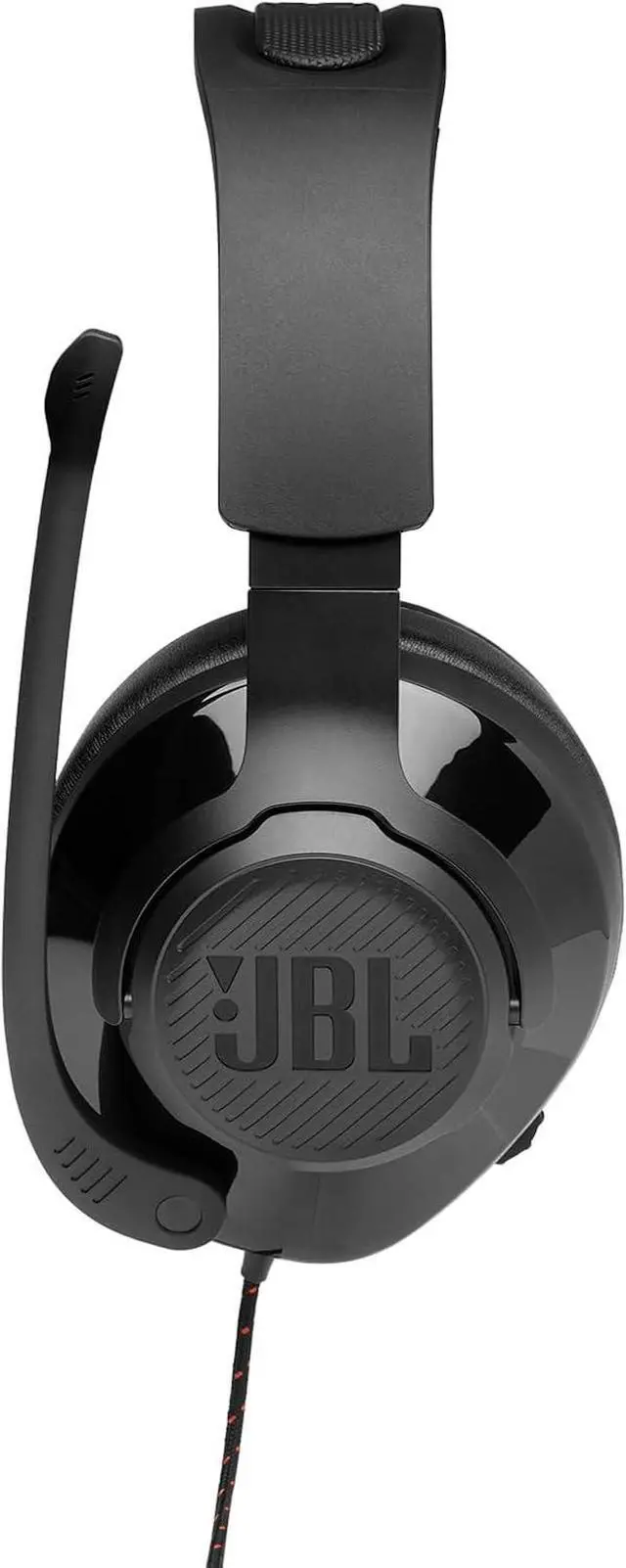 Alt view image 7 of 7 - Quantum 200 - Wired over-ear gaming headset with Voice focus directional flip-up mic and memory foam ear cushions (Black)