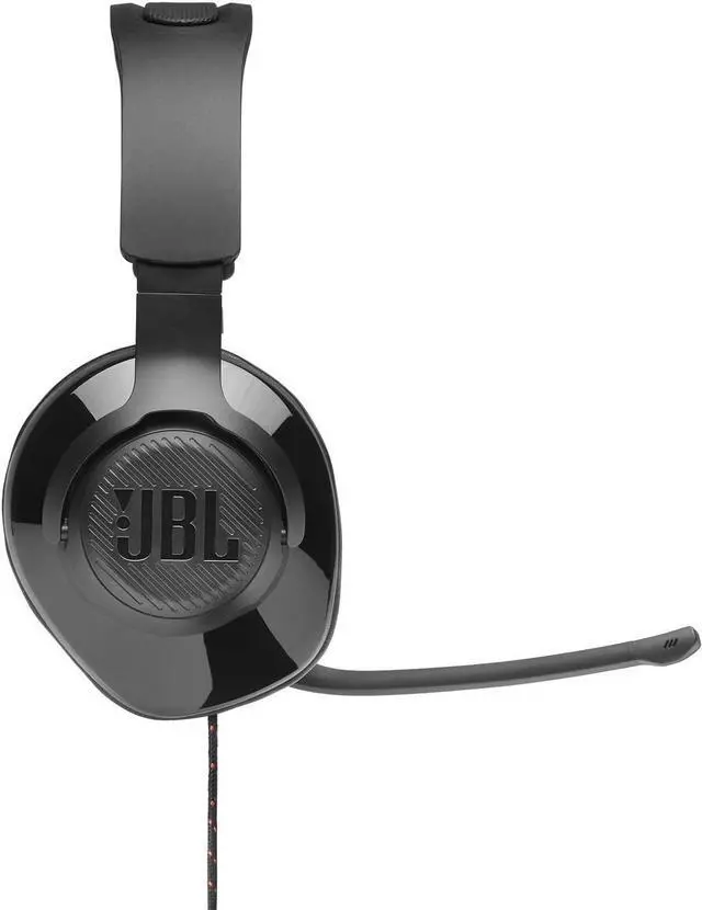 Alt view image 6 of 7 - Quantum 200 - Wired over-ear gaming headset with Voice focus directional flip-up mic and memory foam ear cushions (Black)