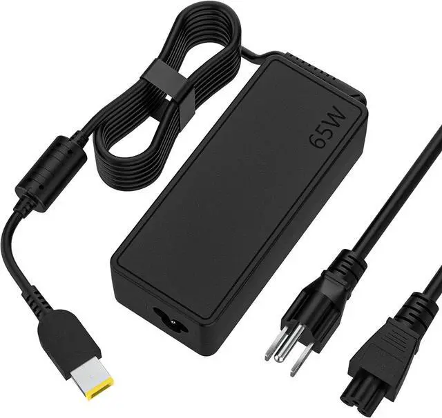 Alt view image 2 of 7 - 65W Laptop Square Tip Charger Fit for  Yoga 11e Thinkpad T460 T470 T470s L470 L460 L440 T450 T440 E560 E550 G50 G50-70 G50-80 Z50 Z50-70 X250 X240 AC Adapter Power (65W Square Tip)