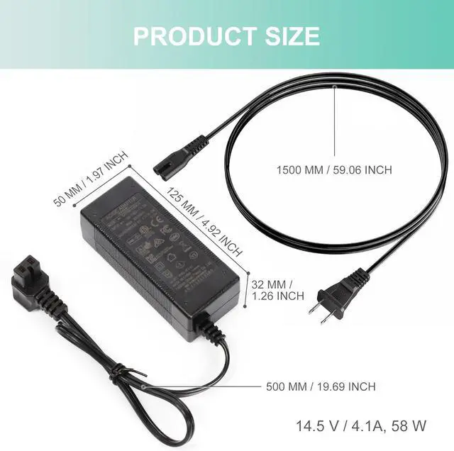 Alt view image 4 of 7 - AC Power Cord 110~240V AC Adapter for 12V Refrigerator Freezer Fridge.AC Power Cord The ETLUL Certification 7ft (2.15m)
