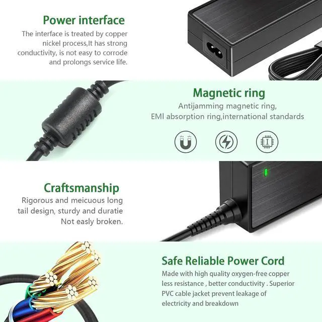 Alt view image 5 of 7 - 24V 2.5A DC Power Supply Adapter AC 100-240V 50-60Hz to 24Volts 2.5Amps Transformer for 24Vdc 0.1A~2.5A 1A 1.5A 2A Devices.