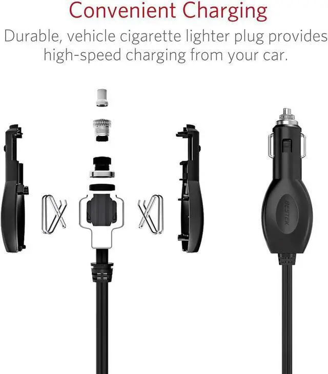Alt view image 6 of 7 - 300W Power Inverter DC 12V to 110V AC Car Inverter with 4.2A Dual USB Car Adapter