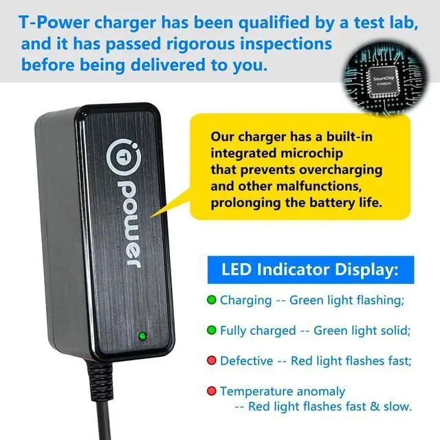 Alt view image 2 of 5 - 18V Charger for Sharper Image 2437599 1011666 1013002 1012667 1013983 1013985 Powerboost Percussion Deep Tissue Cordless Massage Gun Ac Dc Adapter Power Supply