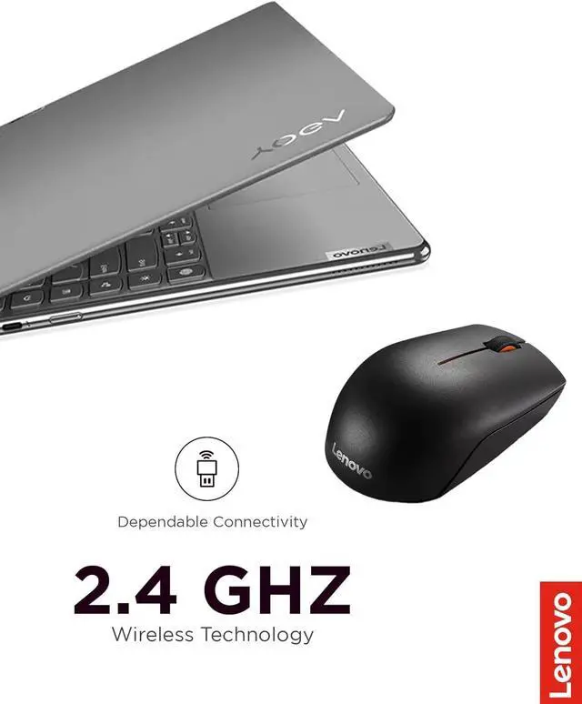Alt view image 4 of 7 - 300 Wireless Mouse C Computer Mouse for PC Laptop with Windows C Ambidextrous Design C 2.4 GHz Nano USB Receiver C 12 Month Battery Life
