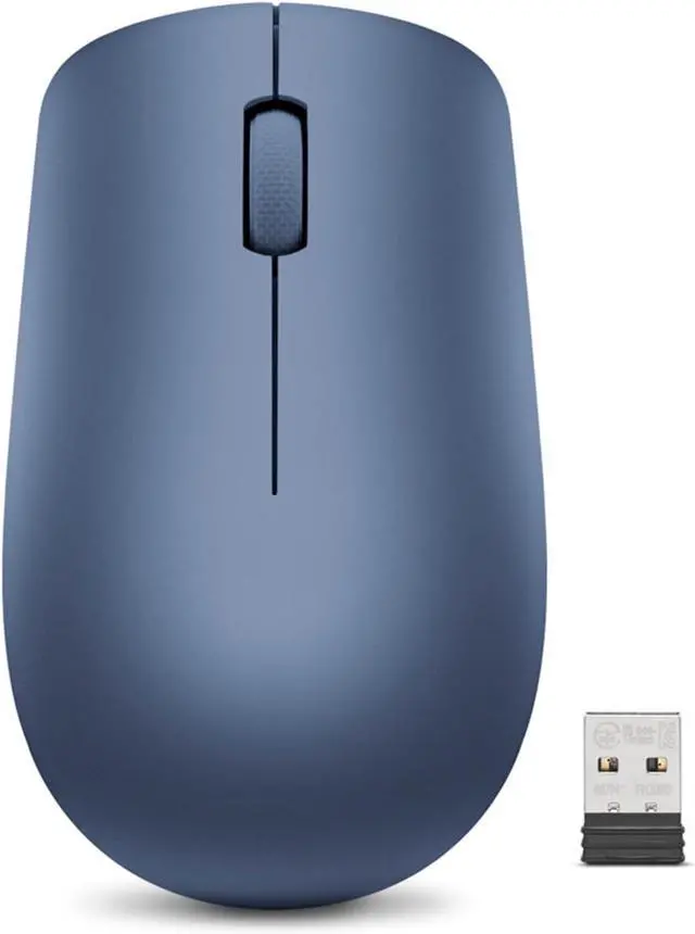 Main image of 530 Wireless Mouse with Battery 2.4GHz Nano USB 1200 DPI Optical Sensor Ergonomic for Left or Right Hand Lightweight GY50Z18986 Abyss Blue