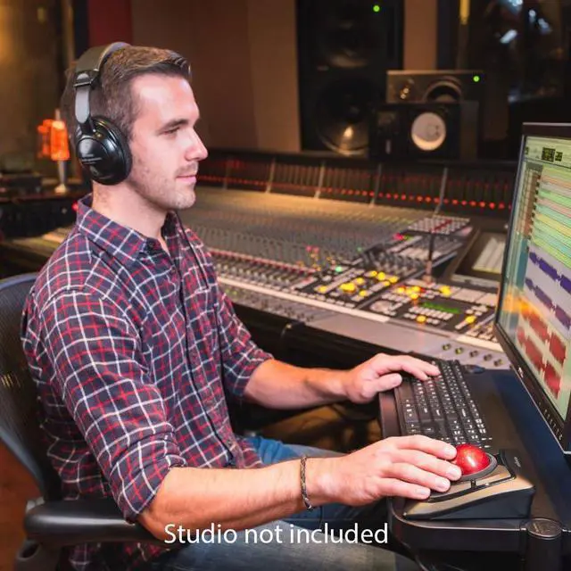 Alt view image 2 of 7 - Expert Wireless Trackball Mouse (K72359WW) Black 3.5 x 6.1 x 8