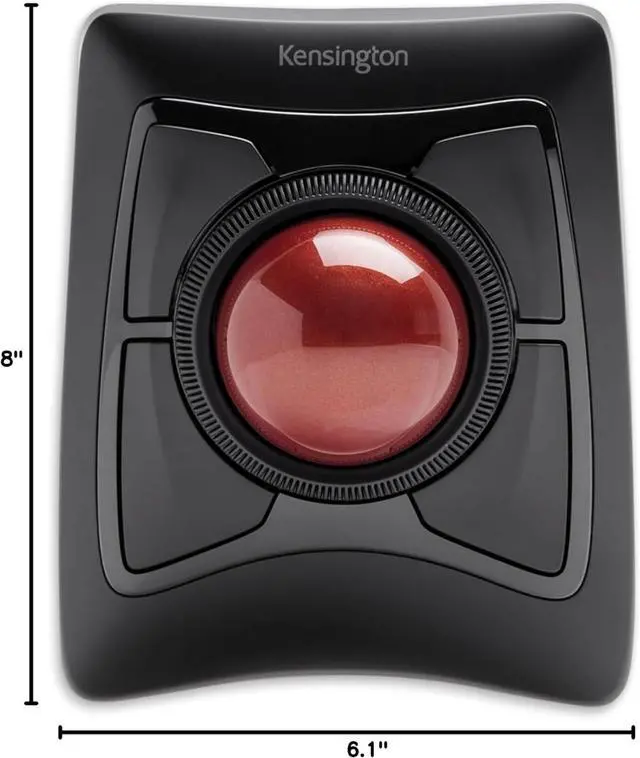 Alt view image 7 of 7 - Expert Wireless Trackball Mouse (K72359WW) Black 3.5 x 6.1 x 8