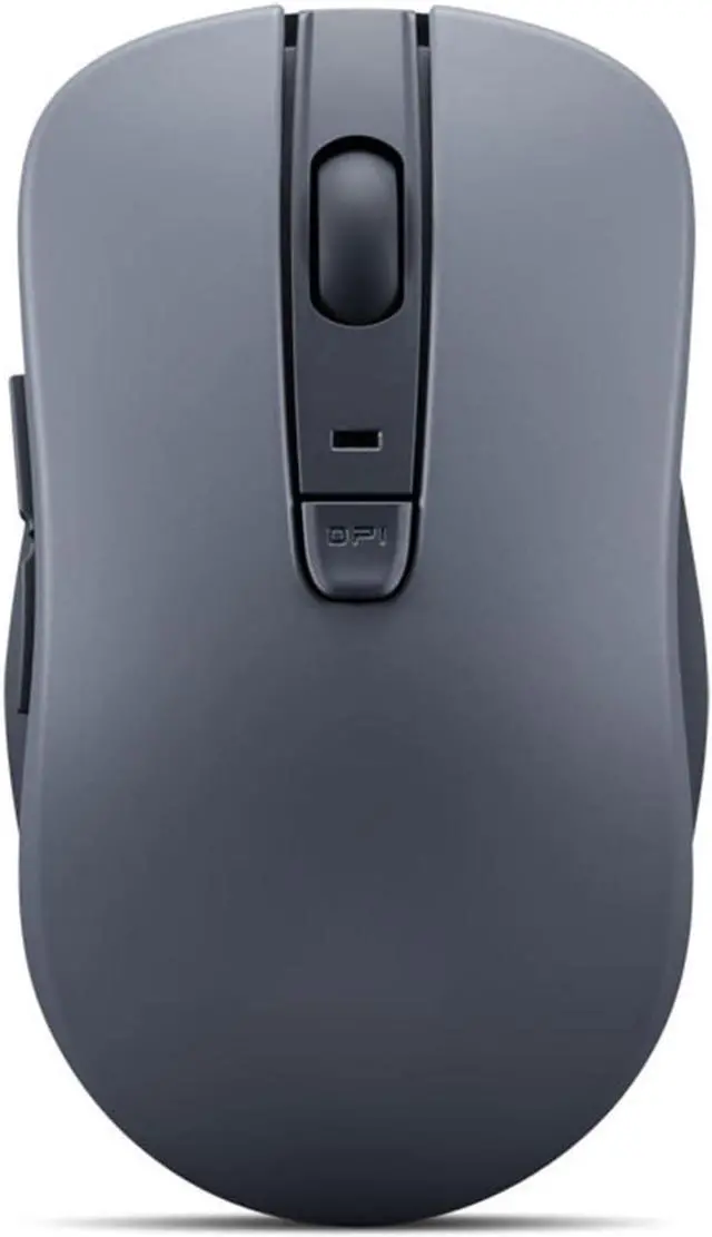 Main image of Bluetooth Silent Mouse (WL300) - 5 Button Computer Mouse with Silent Left & Right Click C Sculpted Grip Microsoft Swift Pair Up to 1600 DPI (Grey)