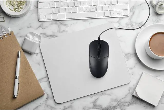 Alt view image 4 of 7 - 60 PCS Black Wired USB Computer Mouse Bulk - 1000 DPI 3 Button Corded With Home Office Noiseless Simple for Laptop Desktop PC (YX-Mouse60)