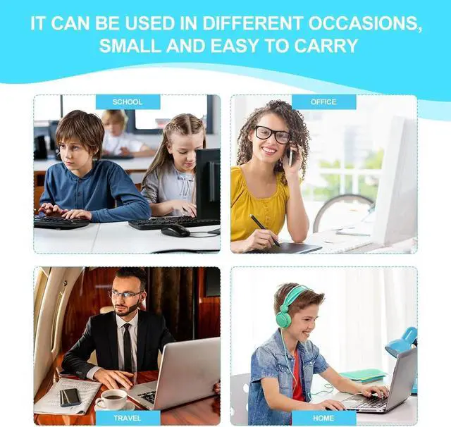 Alt view image 7 of 7 - 60 PCS Black Wired USB Computer Mouse Bulk - 1000 DPI 3 Button Corded With Home Office Noiseless Simple for Laptop Desktop PC (YX-Mouse60)