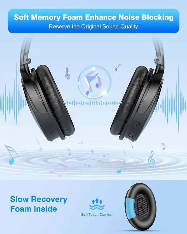 Alt view image 3 of 7 - Ear Pads for  Quiet Comfort 35 Soft Protein Leather Replacement Earpads Ear Cushions Ear Pad for  QC 35/25 / 15 QC2 / Ae2 / Ae2i / Ae2W / Sound Link/Sound True (Black)