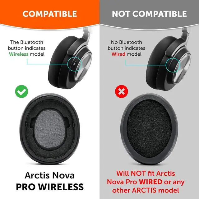 Alt view image 2 of 6 - Freeze Nova Pro Wireless - Cooling Gel Earpads for Arctis Nova Pro Wireless ONLY (Doesnt Fit Other Models) Made by Wicked Cushions Improved Durability Thickness & Sound Isolation | Black