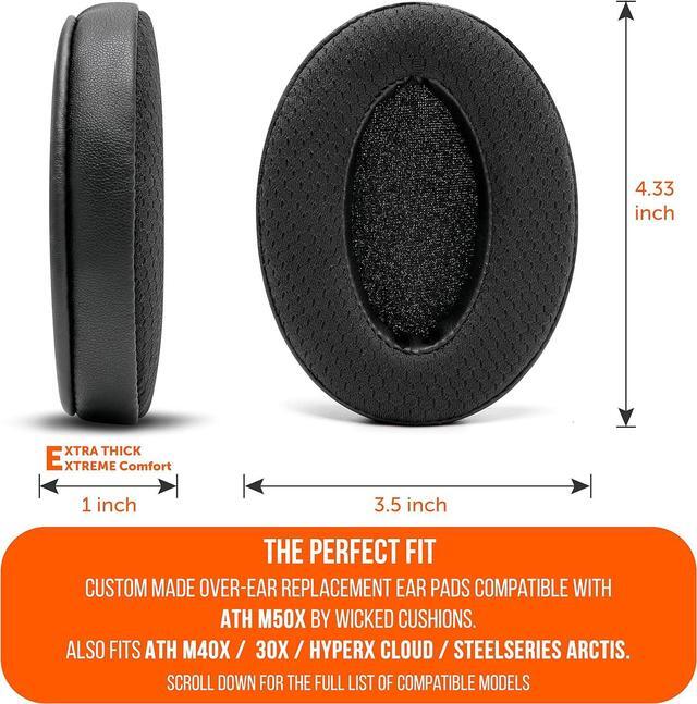 Alt view image 5 of 6 - Freeze Cooling Gel Earpads - Compatible with HyperX Cloud Steelseries Arctis ATH M50X G Pro X & More - Major Comfort Upgrade & Cooler for Longer | Black
