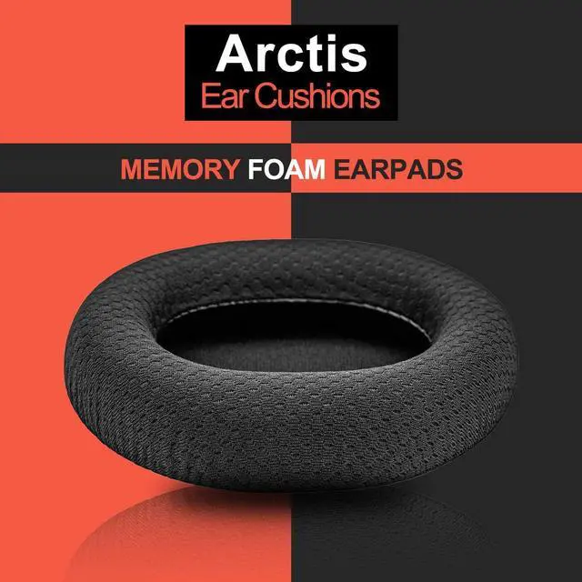 Alt view image 4 of 7 - Arctis 7 Ear Cushion Replacement Ear Pads Compatible with Arctis Pro Wireless Arctis 5 Arctis 3 Arctis 9X Headphones | Ear Pads with Enhanced Memory Foam | Black