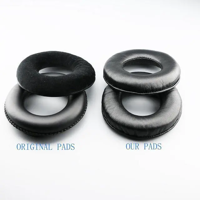 Alt view image 3 of 7 - Replacement Earpads for AKG K240 K241 K242 K270 K271 K272 K240 MkII K271 Mk Headphones Sheepskin Leather Memory Foam Ear Cushions
