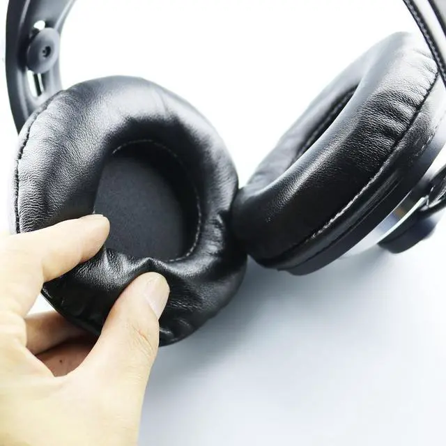 Alt view image 7 of 7 - Replacement Earpads for AKG K240 K241 K242 K270 K271 K272 K240 MkII K271 Mk Headphones Sheepskin Leather Memory Foam Ear Cushions