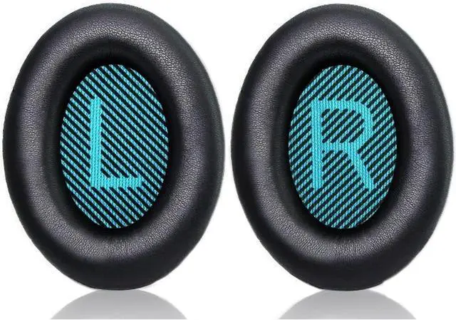 Main image of Headphones Replacement Ear Pads for QuietComfort QC35/35ii/25/2/15 Ear Cushions for QC35 QC35ii QC25 QC2 QC15 Ae2 Ae2i Ae2w Sound True & SoundLink (Around-Ear Series Only) Protein Leather
