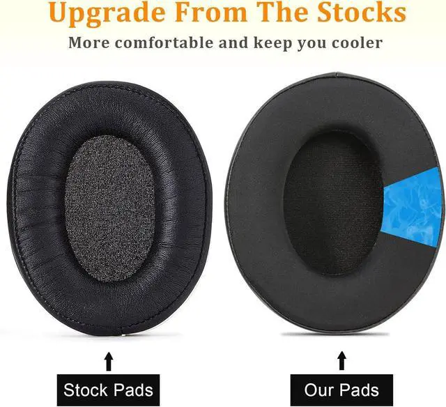 Alt view image 5 of 7 - HyperX Cloud 2 Earpads Cooling Gel Cloud Alpha Ear Cushions Pads Upgrade Earcups Parts Replacement for HyperX Cloud Stinger/Cloud Flight/CloudX/Cloud II/Cloud III/Cloud Alpha/Cloud Core/Mix Headsets