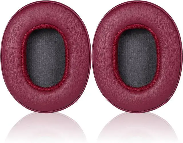 Alt view image 5 of 6 - Replacement Ear Pads for Skullcandy Crusher Wireless/Evo/ANC Hesh 3/EVO/ANC Headphones Ear Cushions Headset Earpads Ear Cups Cover-Burgundy