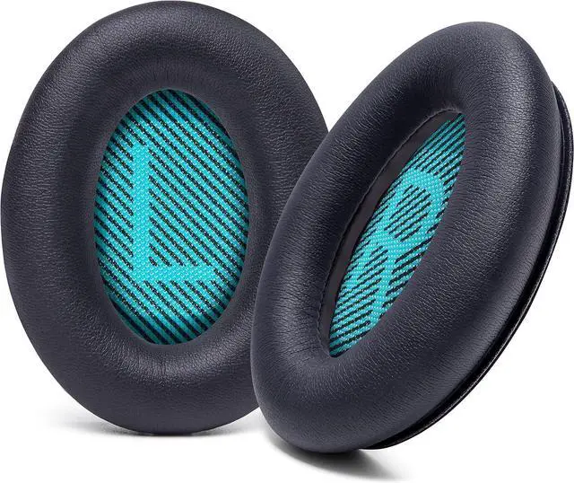 Main image of Wicked Cushions Premium Replacement Ear Pads for  Headphones - Compatible with QC15 / QC25 / QC35 & 35 ii / QC2 / AE2 / AE2i / AE2W / Soundlink - Softer Leather Luxury Memory Foam | Black
