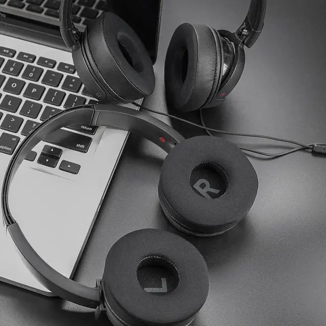 Alt view image 7 of 7 - Cooling Gel Earpads Replacement for  WH-CH500/CH510/CH520 MDR-ZX100/ZX110/ZX110NC/ZX220/XB200/ZX300/ZX330BT MDR-V100/V150/V200/V250/V300/V400 Ear Pads Cushions for DR-BT101 - Black