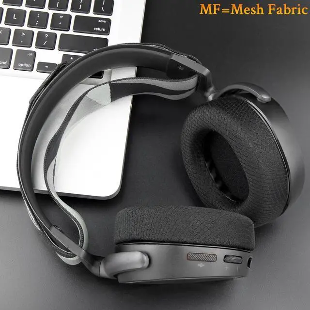 Alt view image 2 of 7 - Replacement Earpads for SteelSeries Arctis 1/3/5/Arctis 7/7+/7P/7P+/7X/7X+/9/9X/Pro/Prime(Do Not Fit Any Arctis Nova) Headset Ear Pads Cushions with High-Density Foam - Black
