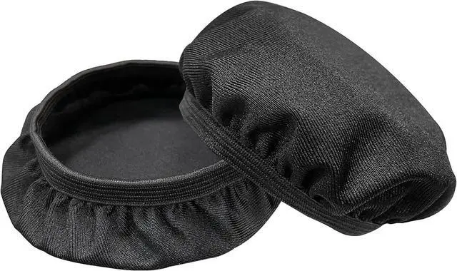 Alt view image 3 of 7 - Headphone Ear Pads Covers 2 Pairs Washable Strechable Headset Earpad Cloth Cover for Gym Training Aviation Racing Gaming Over The Ear Headphones Fit 3.5 - 4.3 Ear Pads