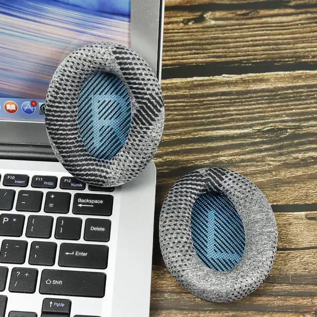 Alt view image 6 of 6 - Professional  Headphones Replacement Ear Pads Fits  QuietComfort 35 ii /QC35 /QC25 /QC2 /QC15 /Ae2 /Ae2i /Ae2w /SoundTrue & SoundLink(Over-Ear) Fabric & Memory Foam by C Gray