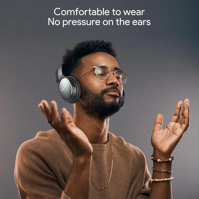 Alt view image 5 of 7 - Replacement Earpads Headphone for  Quietcomfort 35 QC25 QC15 Ae2 SoundLink Memory Foam Soft Soundtrue Earpads Cushions for  Headphones Comfortable Thickness