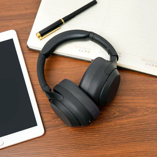 Alt view image 3 of 7 - Wicked Cushions Extra Thick Earpads for  WH1000XM4 Headphones - Soft PU Leather Cushions Luxurious Noise Isolating Memory Foam Added Thickness Without Disabling On/Off Sensor | Black