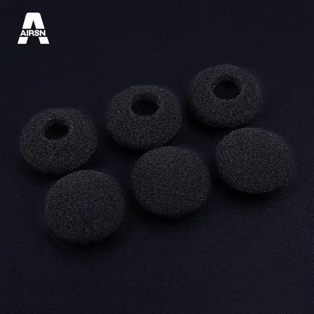 Alt view image 4 of 5 - 10 Pack Replacement Ear Foam for 18mm Earpiece Headphone Two Way Radio Walkie Talkie Earpiece