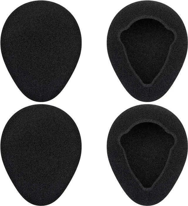 Main image of 2 Pairs Replacement Automobile Headphone Earpads Compatible with Infrared Wireless Headphones Ear Pads Cushions for GM Ford Toyota Nissan Honda Entertainment DVD Player Systems (Foam)