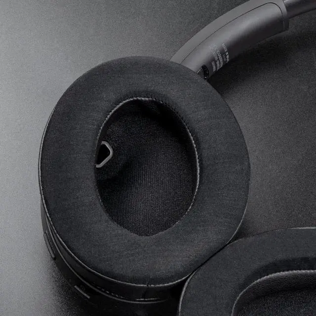 Alt view image 7 of 7 - Cooling-Gel Earpads Replacement for  WH-1000XM4 (WH1000XM4) Headphones Ear Pads Cushions with High-Density Noise Isolation Foam Added Thickness Without Affecting Sensor - Black