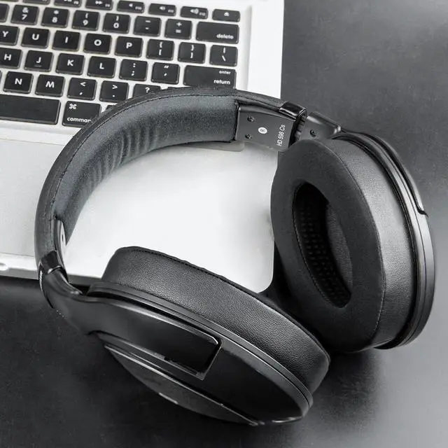 Alt view image 6 of 7 - Ear Pads for Sennheiser HD599/HD598/SE/CS/SR/HD595/HD569/HD560S/Game Zero/G4ME Zero Earpads Cushions for PC37X/PC38X/PC350/PXC350/PXE350/PC360/HD380/HD380 Pro- Black