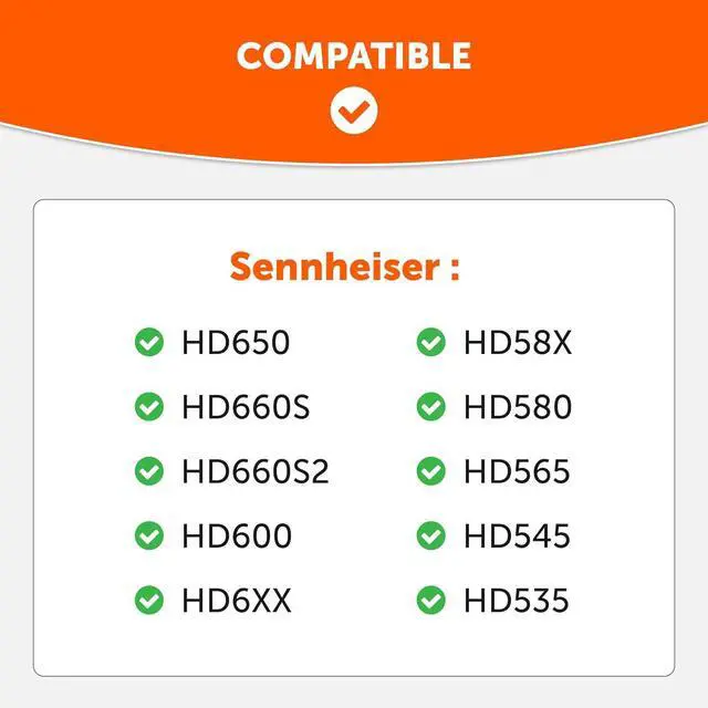 Alt view image 2 of 7 - Freeze HD6XX - Cooling Gel Earpads for Sennheiser HD6XX HD58X HD600 HD650 HD660S HD660S2 HD580 HD565 & More Made by Wicked Cushions | Extra Comfortable and Cool | Black