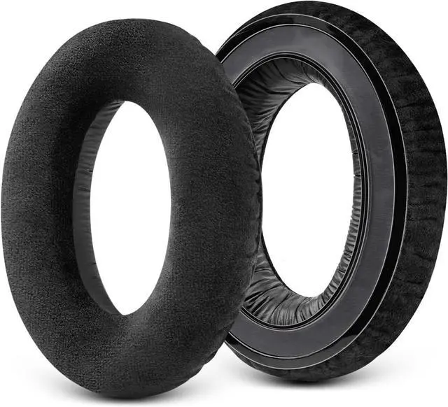 Main image of Earpads for Sennheiser HD650/HD600/HD660S/HD545/HD525/HD535 Headphones Velour Ear Pads Cushions Replacement for Massdrop X HD6XX/HD58X and HD580/HD565 Jubilee Headset (Black Velour)