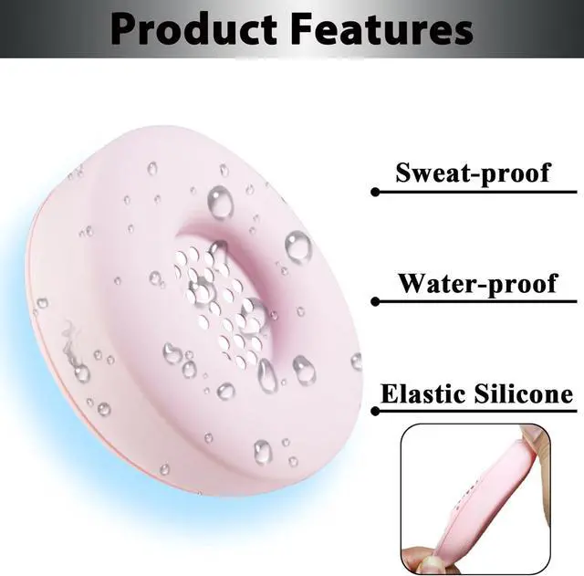 Alt view image 3 of 7 - Silicone Ear Pads Cover for Beats Solo 4 Washable Sweat Earpad Covers Silicone Case for Beats Solo4 & Solo3 Wireless On-Ear Headphones Accessories Protective Pads Cover (Pink)