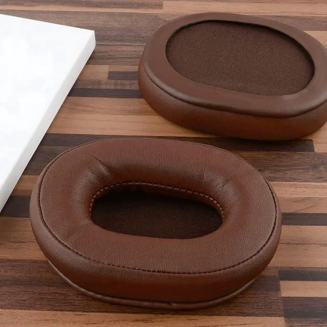 Alt view image 4 of 7 - Geekria QuickFit Replacement Ear Pads for  MDR-7506 MDR-V6 MDR-CD900ST Headphones Ear Cushions Headset Earpads Ear Cups Cover Repair Parts (Brown)