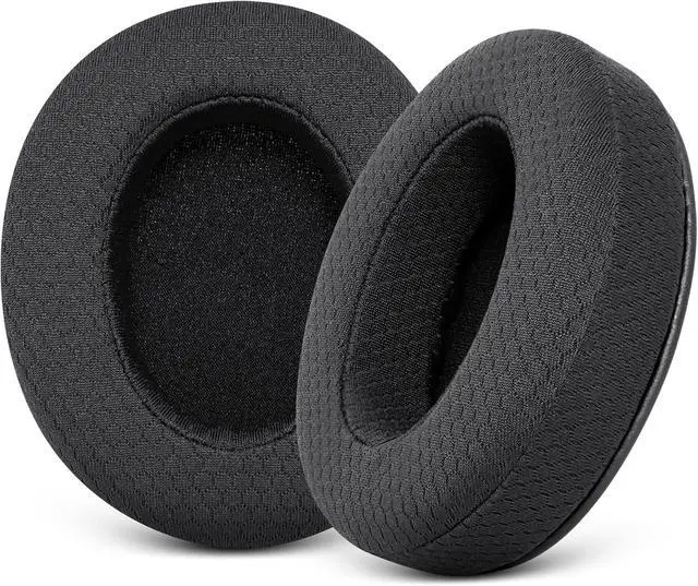 Main image of Replacement Ear Pads for  MDR 7506 - GVOEARS Earpad Mesh Fabric Cushions for MDR V6 V7 MDR-CD900ST Headphones with Memory Foam (Black)