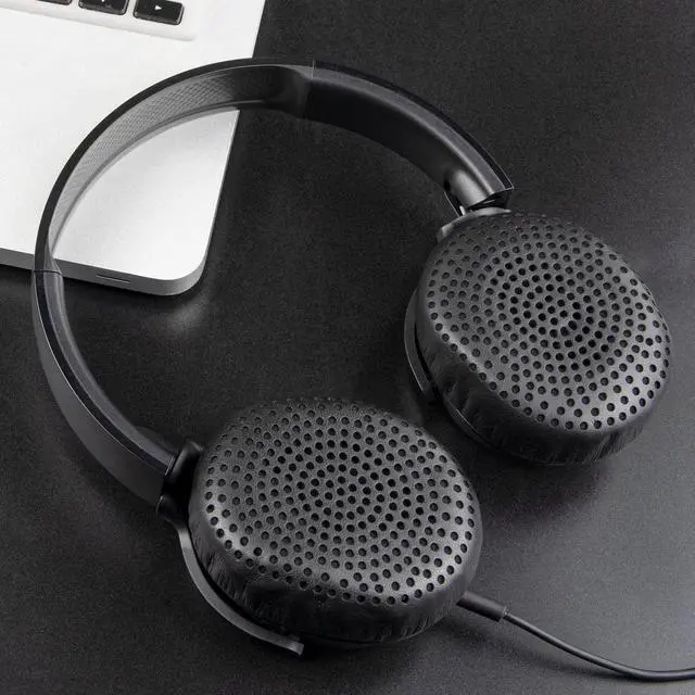 Alt view image 3 of 7 - Earpads Replacement for Skullcandy Riff Riff2 Wired/Wireless On-Ear Headphones Ear Pads Cushions with Softer Leather Noise Isolation Foam (Black)