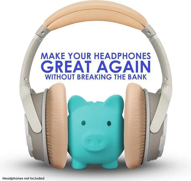 Alt view image 6 of 7 - AHG Premium SoundLink AE2 Ear Pads Cushions Compatible with  SoundLink AE2 /  SoundLink Around Ear ii Wireless Headphones (Beige). Premium Protein Leather | Extra Thick Soft High-Density Foam