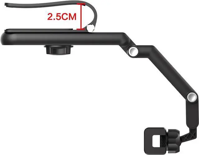 Alt view image 5 of 7 - Rotatable and Retractable Car Phone Holder - 1080 Multifunction Sun Visor Universal 360 Rotating Cell Phone Holder Mobile Mount for Vehicle Rear View Mirror