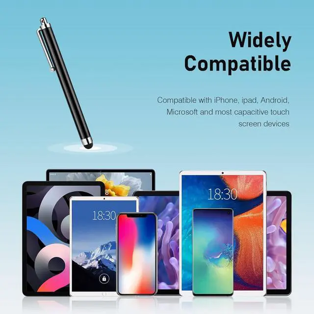 Alt view image 6 of 7 - Stylus Pens for Touch Screens High Precision Universal Stylus for iPad iPhone Tablets  Galaxy All Capacitive Touch Screens (10-Pack)